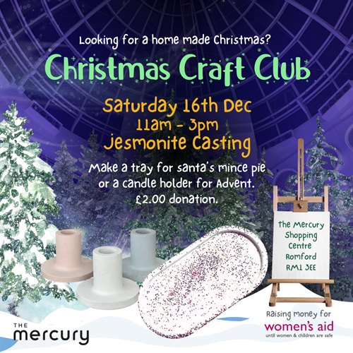 Christmas Craft Club - Jesmonite Casting